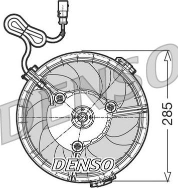 Denso DER02005 - Fen, radiator www.furqanavto.az