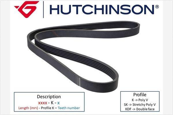 Hutchinson 673 K 3 - V-yivli kəmər www.furqanavto.az