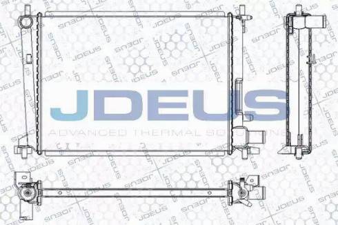Jdeus RA0120840 - Radiator, mühərrikin soyudulması www.furqanavto.az