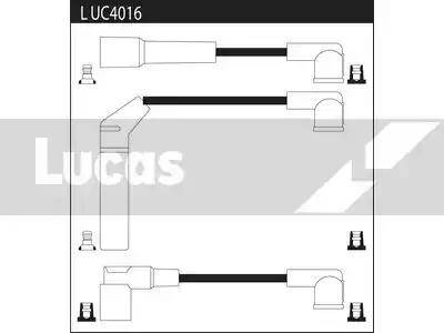 Lucas Electrical LUC4016 - Alovlanma kabeli dəsti www.furqanavto.az