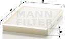 Mann-Filter CU 25 002 - Filtr, daxili hava www.furqanavto.az