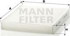 Mann-Filter CU2533-2 - Filtr, daxili hava www.furqanavto.az
