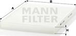 Mann-Filter CU 2882 - Filtr, daxili hava www.furqanavto.az