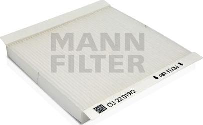 Mann-Filter CU 22 019/2 - Filtr, daxili hava www.furqanavto.az