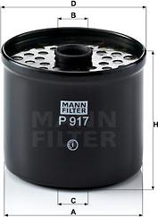 Mann-Filter P917X - Yanacaq filtri www.furqanavto.az