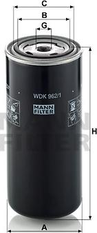 Mann-Filter WDK962/1 - Yanacaq filtri www.furqanavto.az