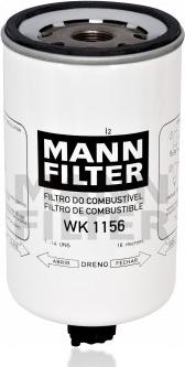 Mann-Filter WK 1156 - Yanacaq filtri www.furqanavto.az