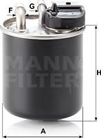 Mann-Filter WK820/16 - Yanacaq filtri www.furqanavto.az