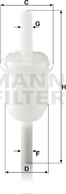 Mann-Filter WK31/4(10) - Yanacaq filtri www.furqanavto.az