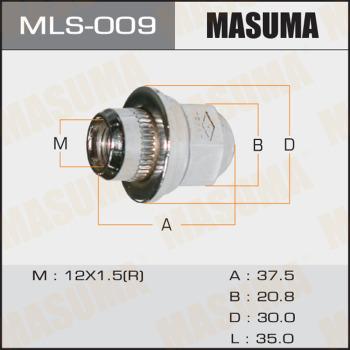 MASUMA MLS-009 - Təkər qayka www.furqanavto.az