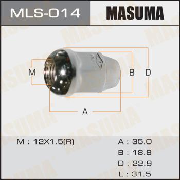 MASUMA MLS-014 - Təkər qayka www.furqanavto.az