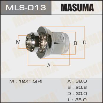 MASUMA MLS-013 - Təkər qayka www.furqanavto.az