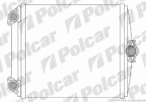 Polcar 5014N8-2 - İstilik dəyişdiricisi, daxili isitmə www.furqanavto.az