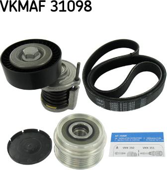 SKF VKMAF 31098 - V-yivli kəmər dəsti www.furqanavto.az
