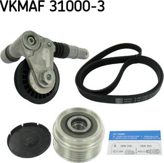 SKF VKMAF 31000-3 - V-yivli kəmər dəsti www.furqanavto.az