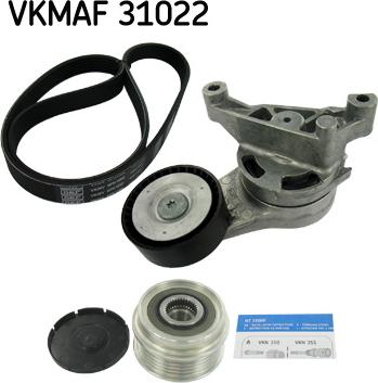 SKF VKMAF 31022 - V-yivli kəmər dəsti www.furqanavto.az