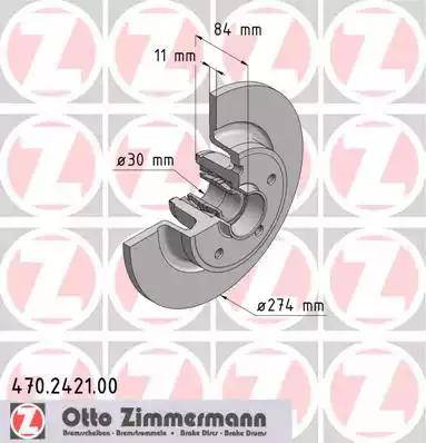 Zimmermann 470.2421.00 - Əyləc Diski www.furqanavto.az